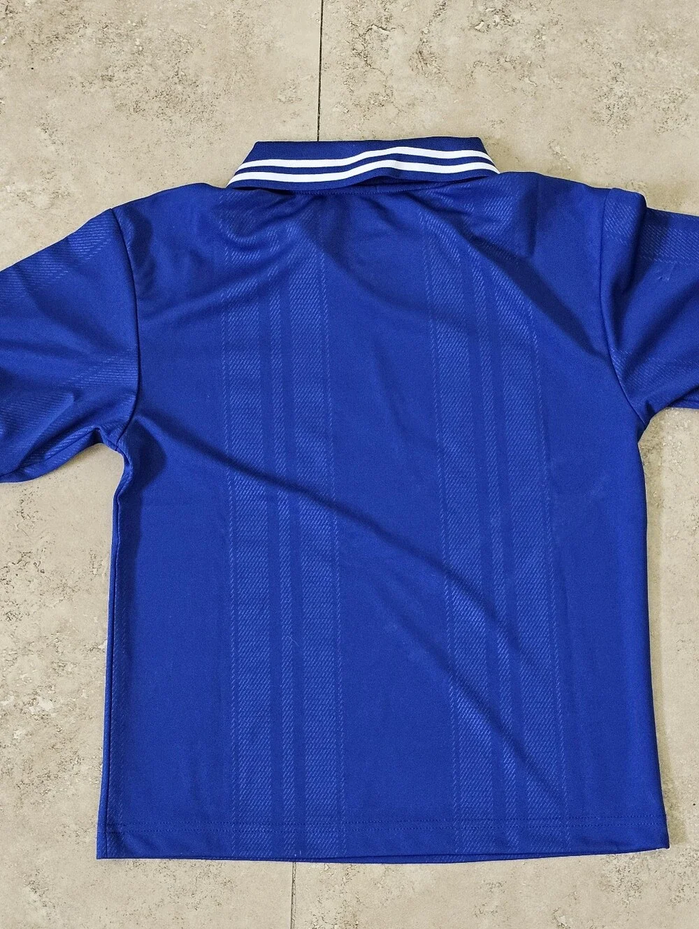 JORDAN x BRASIL Loose Polo Shirt Youth Size Small (8-10Y) Royal Blue 95G050-UOK